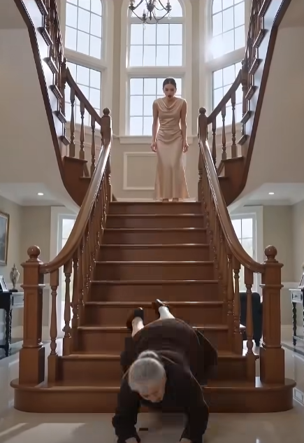 The mansion was quiet until one shove turned a mother’s visit into a nightm