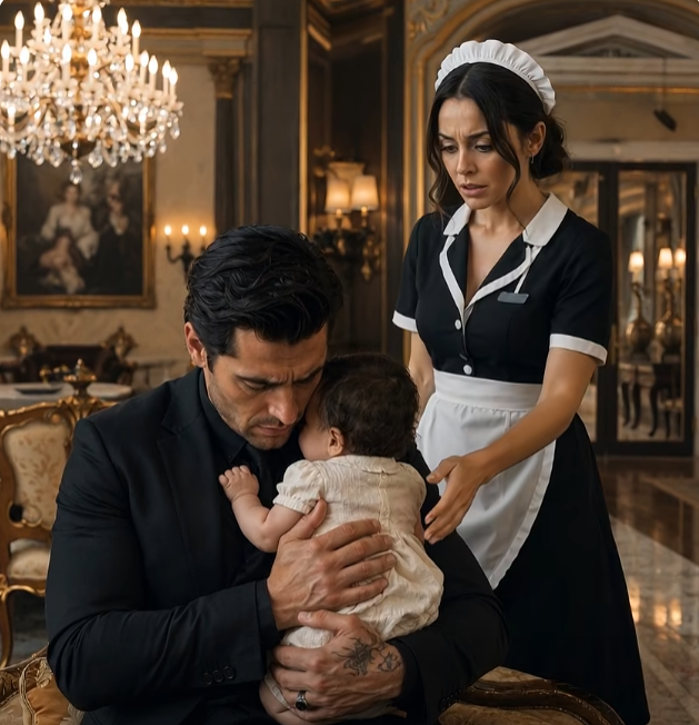 The Mafia Boss Went Still When The Maid's Baby Clung To Him — Then The Blo