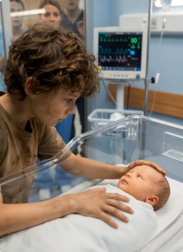 Eight doctors gave up on a billionaire’s baby… until a homeless boy noticed o