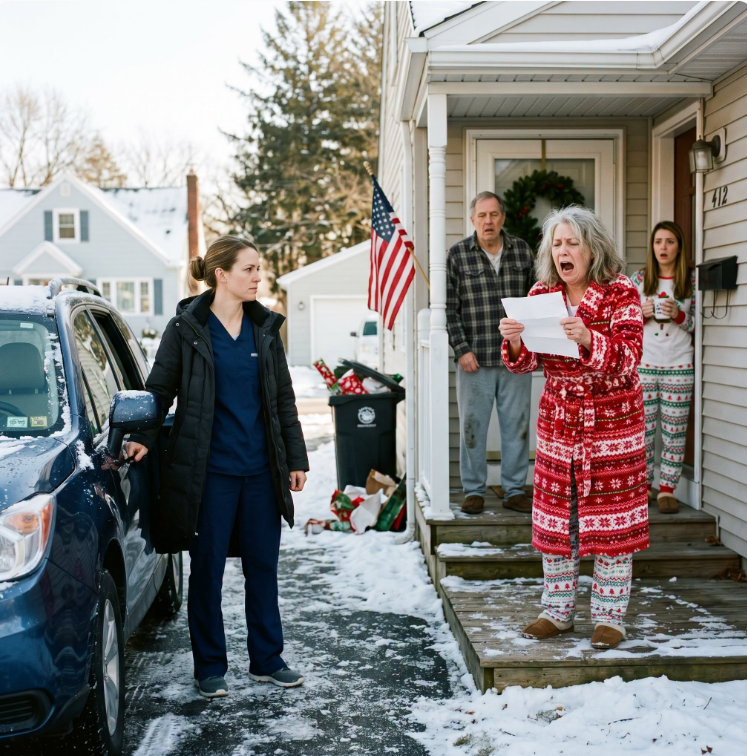 At Christmas, I was working a double shift in the ER, my parents and sister to