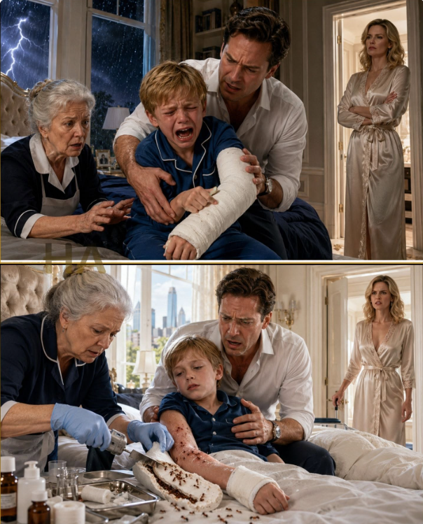 Little Boy Begging His Billionaire Father to CUT OFF HIS ARM.... But the Nanny Br