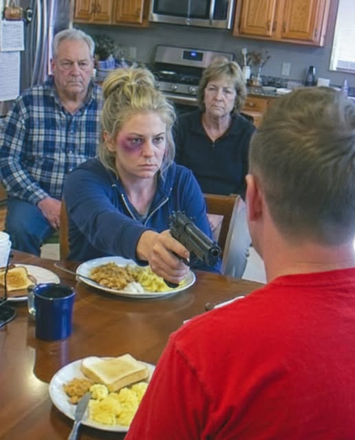 After Hitting Me, My Husband Walked Down to Breakfast Like Nothing Happened… Until He Saw Who Was Waiting at My Table The last night my husband hit me, I didn’t scream.