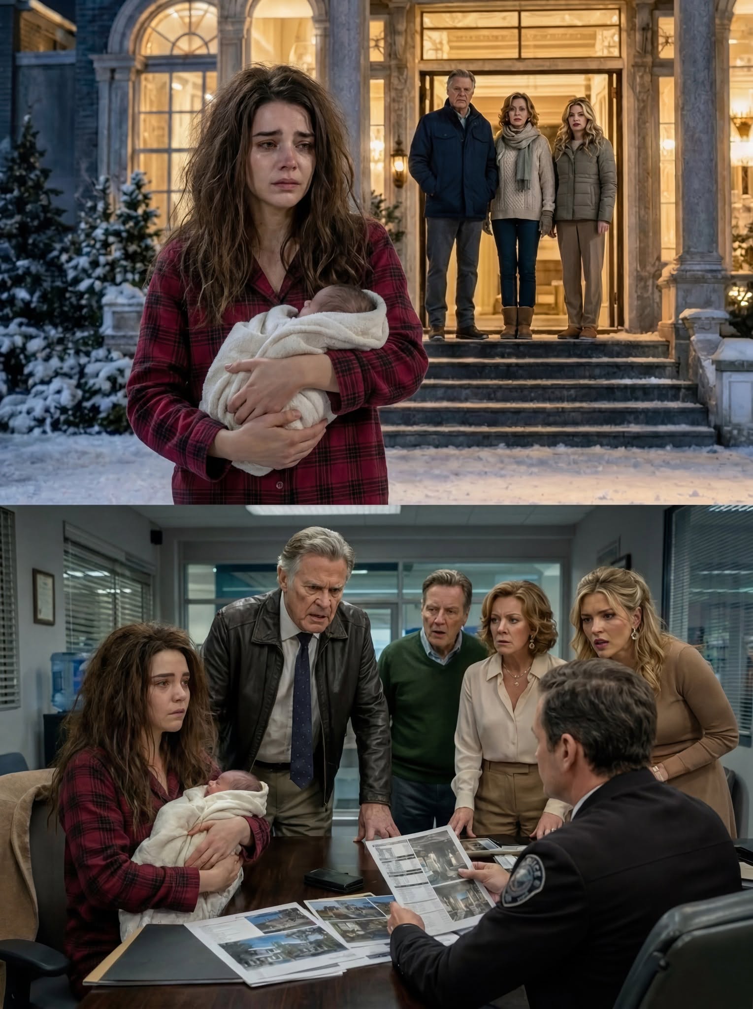 I walked through freezing snow with my newborn because my parents said we were broke.