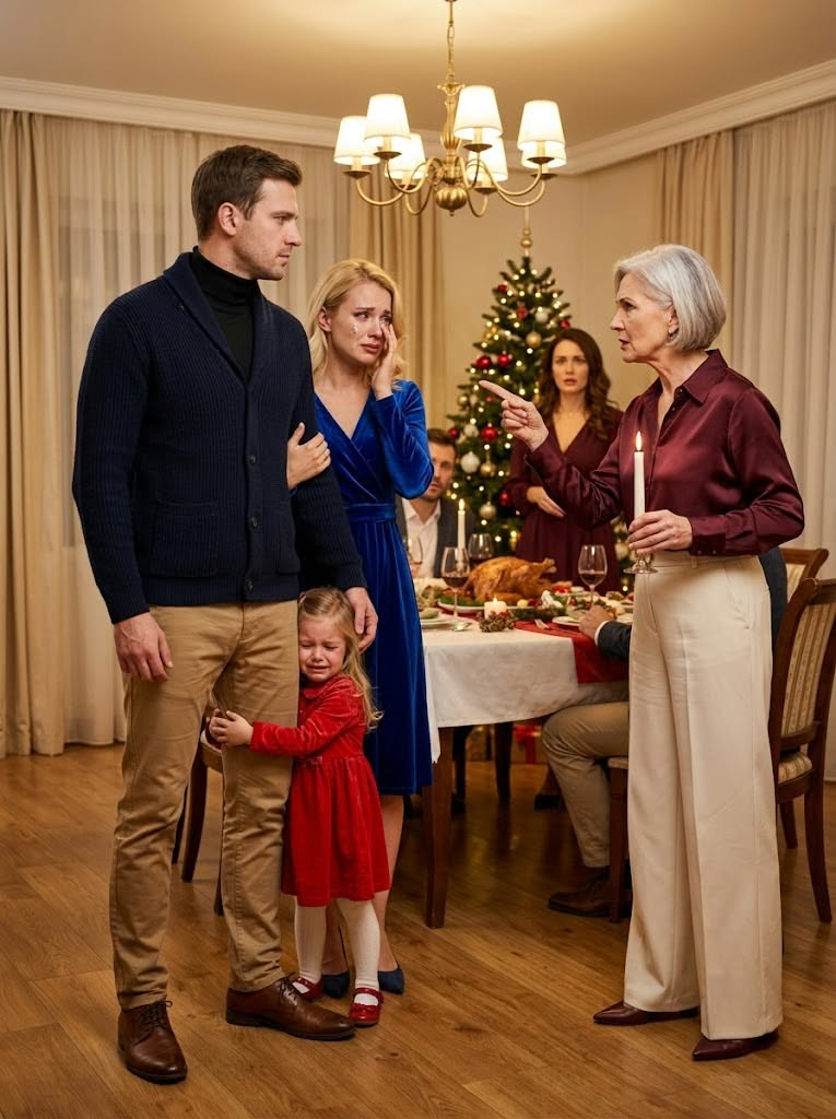 At Thanksgiving dinner, my sister-in-law belittled my wife until the tension finally snapped. Then my mother slapped my wife across the face and snarled, “You’ll always be low-class trash. Take your kid and get out.” I didn’t defend my mother. I packed our bags and walked out. By morning, she was blowing up my phone in tears.