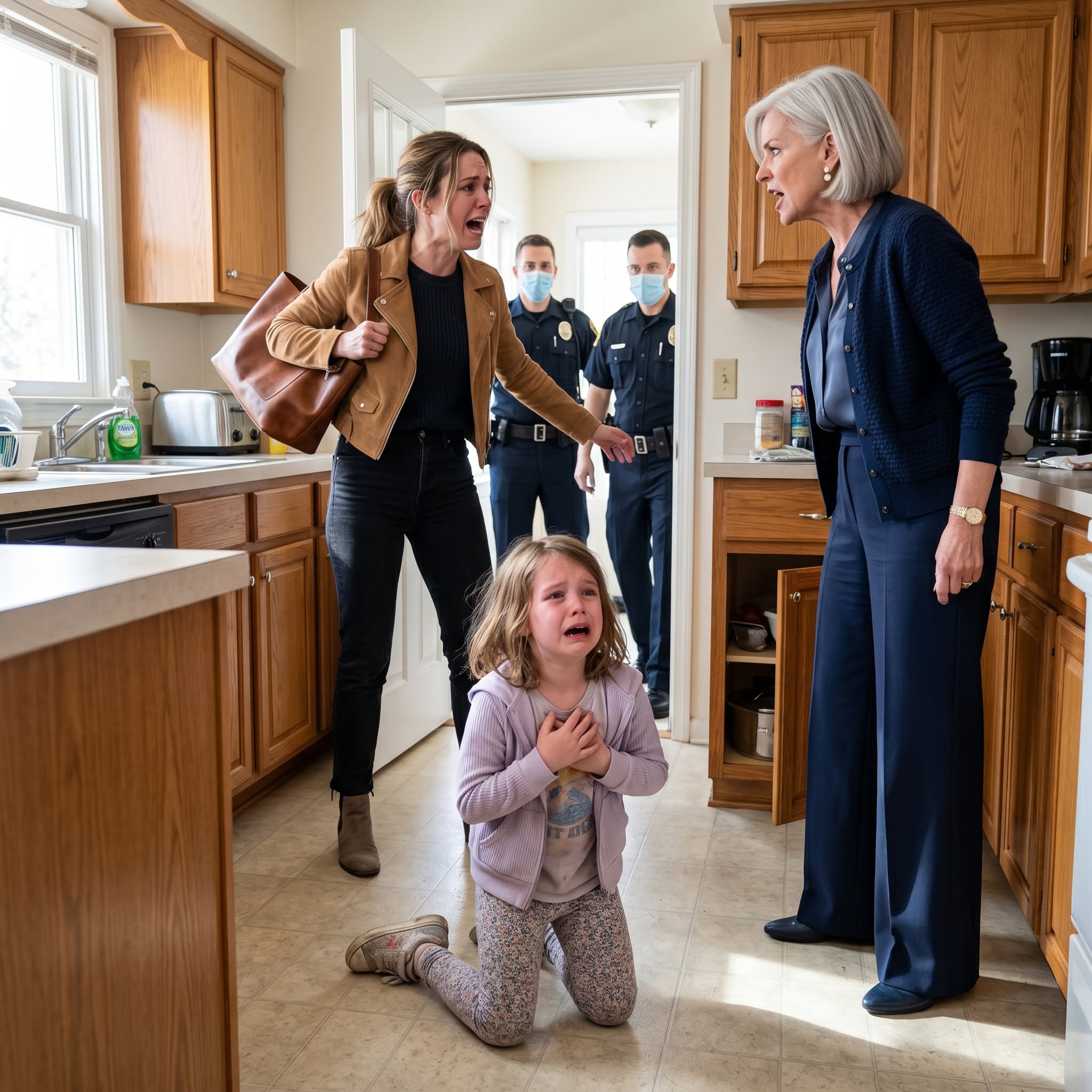 My 8-year-old boy called me gasping for air after my mother-in-law seized his asthma puffer as a “discipline tactic.” When she stated he would get his prescription back only after he showed some respect, I called 911 and raced home to meet the police.