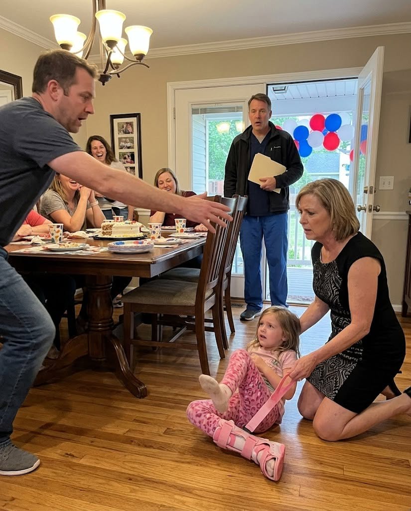 At my dad’s 65th birthday, my older sister ripped the orthopedic brace off my seven-year-old daughter’s leg and snarled, “Stop playing the victim—you just want attention!” My entire family just watched... and chuckled.