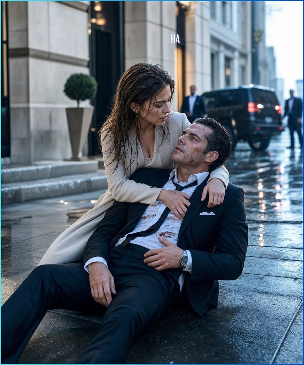 The first thing the bleeding man did after stumbling into my arms was beg me to keep the cops away.