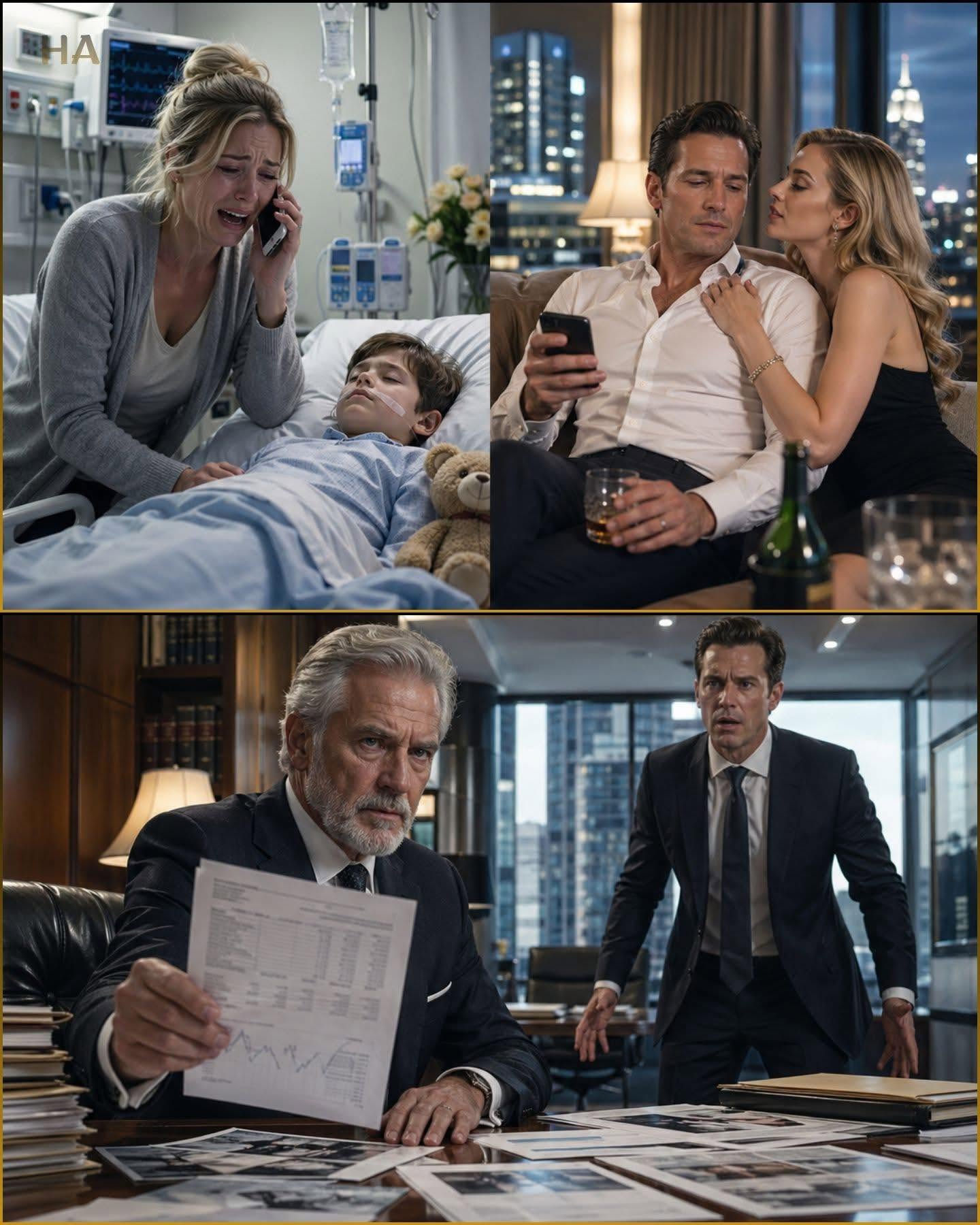 wife While Their Son Died—Then Her Retired Prosecutor Father Found the One Mistake His Empire Couldn’t Hide.... Her Father’s Revenge Was....