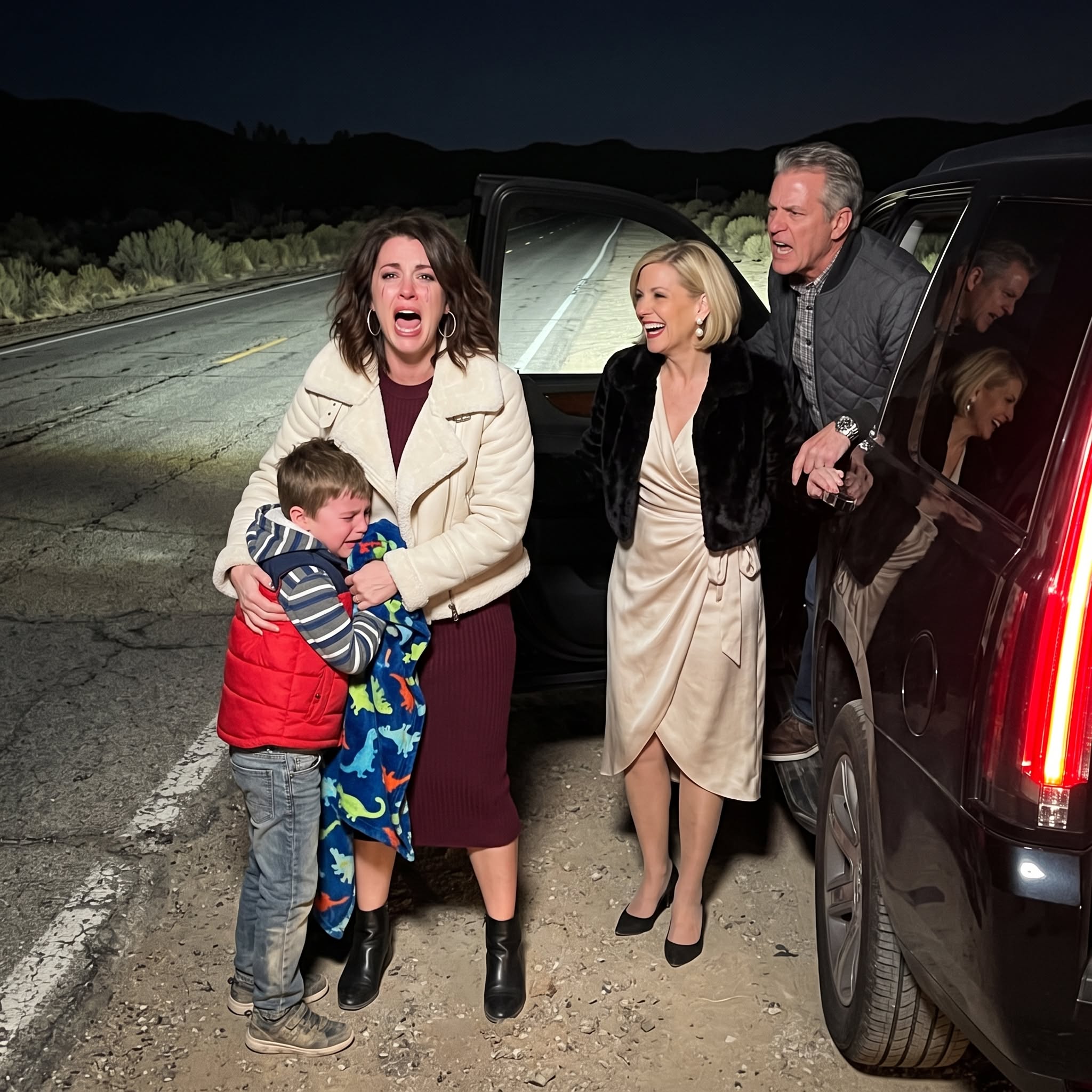 At 1:45 in the morning, on a desolate stretch of Highway 395 outside Bishop, California, my father slammed the brakes so hard my seven-year-old daughter’s shoulder hit the passenger door.