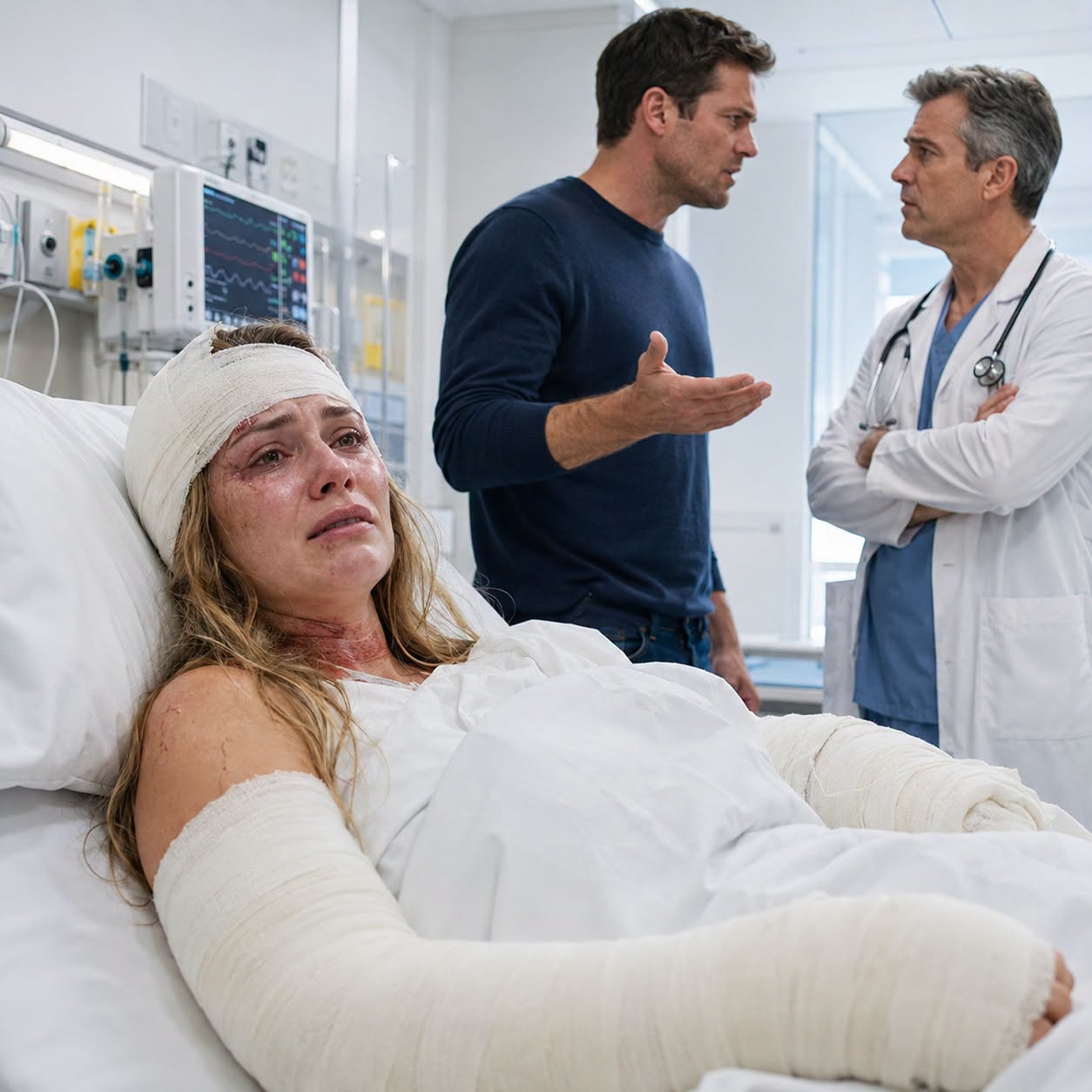 “Don’t bother paging me unless her heart stops. Otherwise, you’re wasting my time,” my husband said outside the ICU doors. Two brutal sentences erased a decade of marriage more effortlessly than a judge’s gavel ever could.