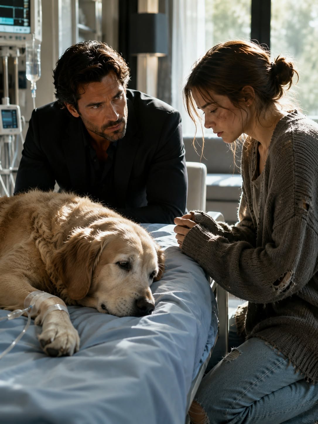 The Mafia Boss's Dying Dog Had Refused Food for a Month—Until a Broke Girl Whispered a Single Word and Everything Changed