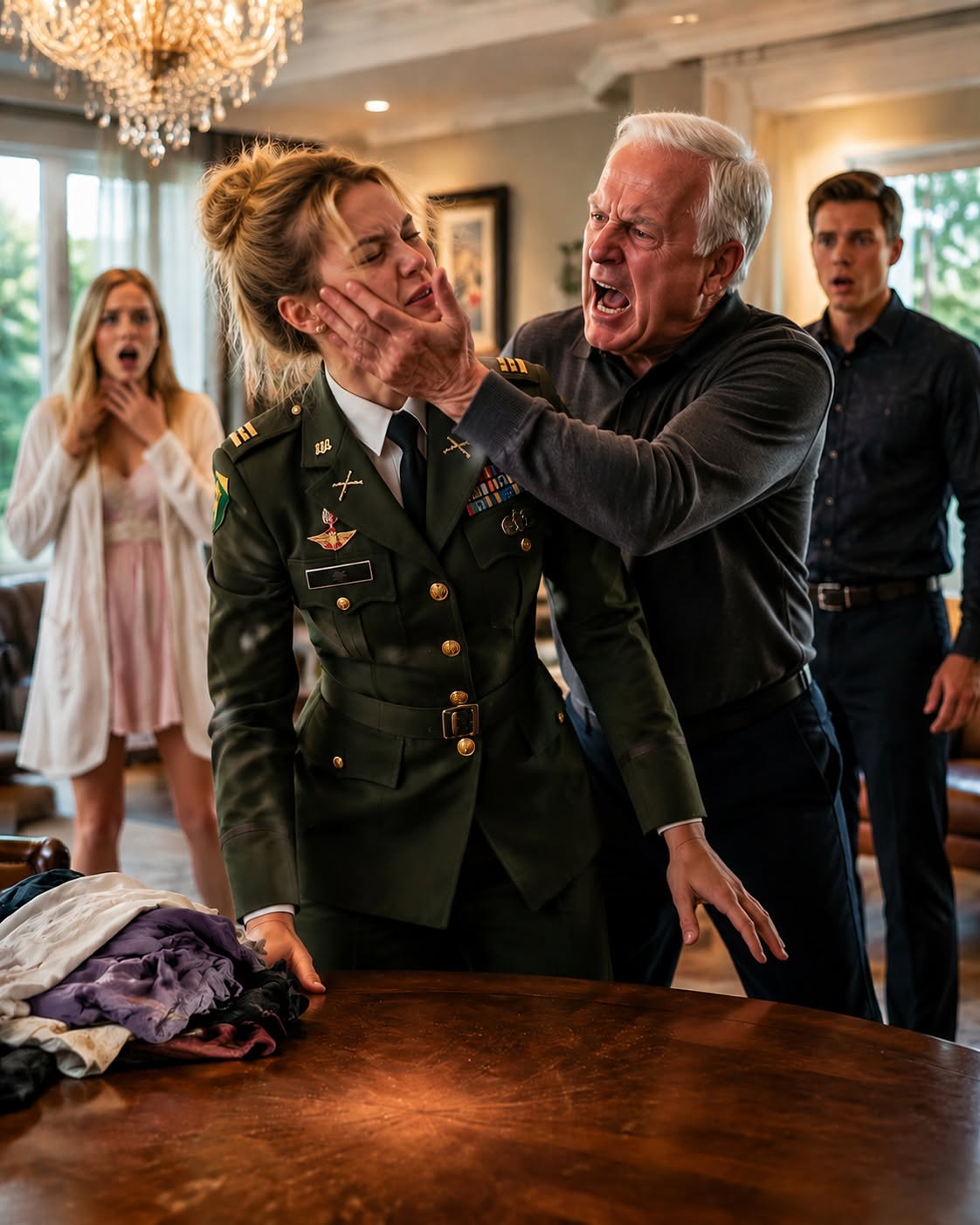 My father-in-law struck me across the face three days after my wedding because I refused to scrub his daughter’s stained lingerie.