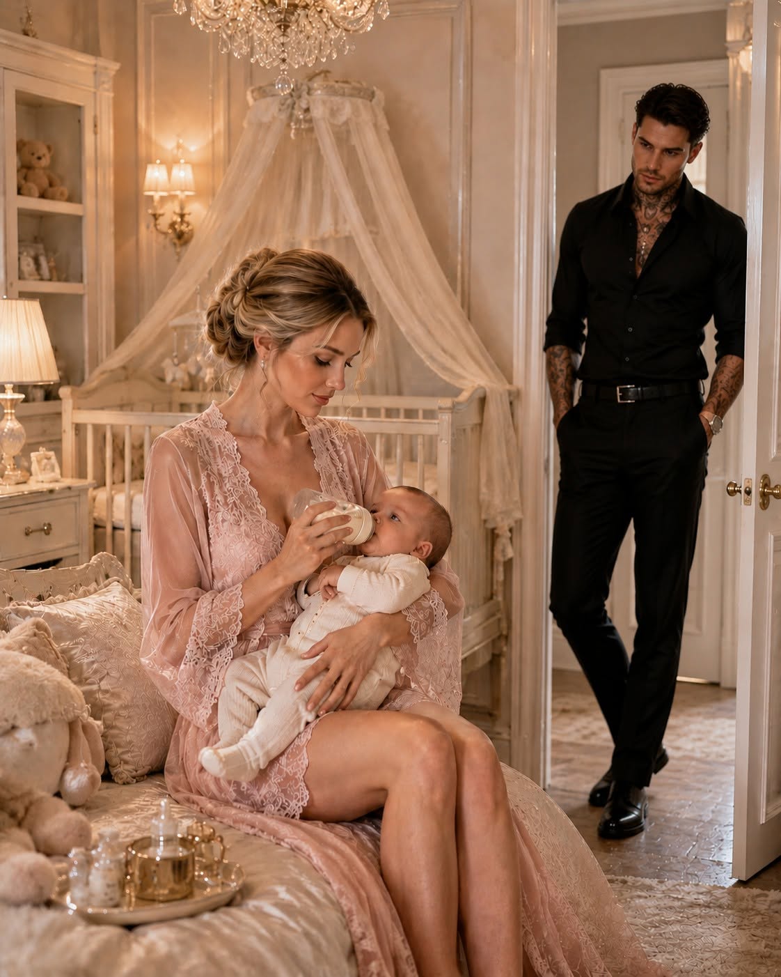 They called me a monster, but nothing prepared me for the moment I kicked open the door to my son's nursery, aimed a pistol at a trembling young maid with my dying infant pressed against her bare chest...