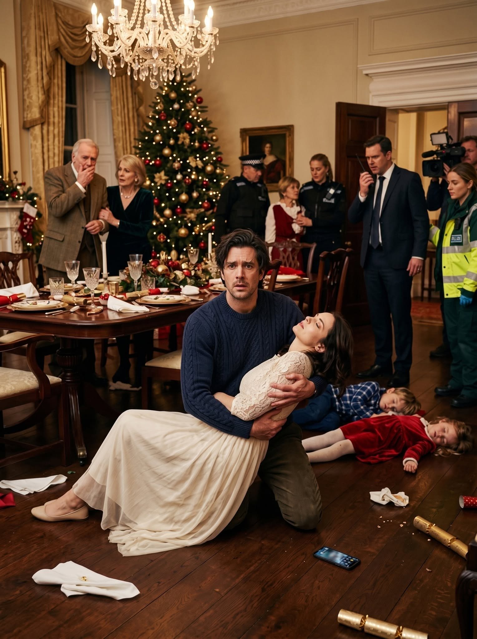 "My wife smiled as she set the turkey on the table and whispered, “This is going to be our best Christmas ever.