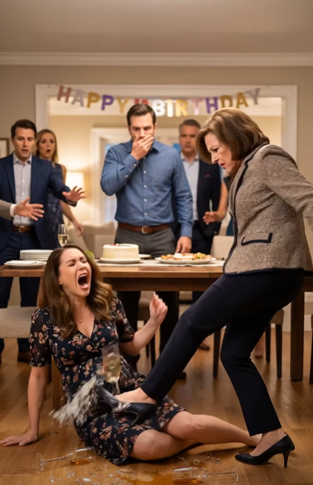 At my husband’s milestone celebration, I raised my glass and beamed. “We’re expecting a baby,” I announced, positive this was the ideal time. His mother’s scoff pierced the room