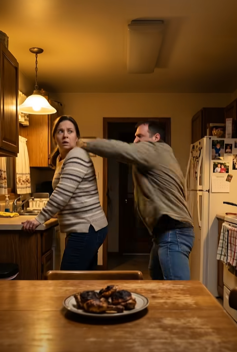 I thought I had married the gentlest man in Portland—until the evening he struck me across the face over an overcooked meal and glared at me as if I were the one who had destroyed everything.