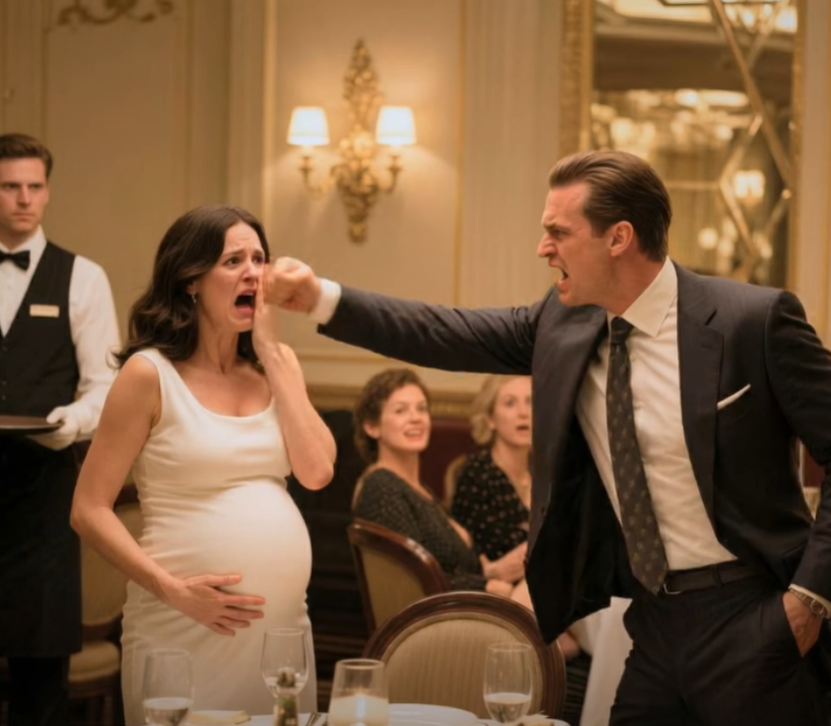 I was five months pregnant when my husband leaned over our table at a high-end Chicago restaurant and whispered viciously, “You have no idea who you’re dealing with.” I believed that uncovering his secret custody filings and evidence of his infidelity was the ultimate betrayal—right up until the moment he struck me in front of a room full of strangers