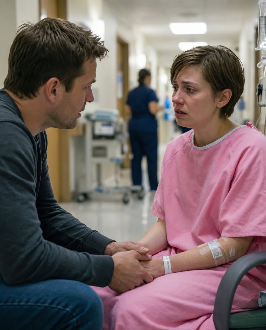 I walked away from the woman I loved... and exactly two months later, I stumbled upon her in a sterile hospital corridor, dressed in a faded clinical gown, fading away like a complete stranger. What she was about to reveal would force me to rethink every decision I’d ever made—and left me terrified that my time had already run out.