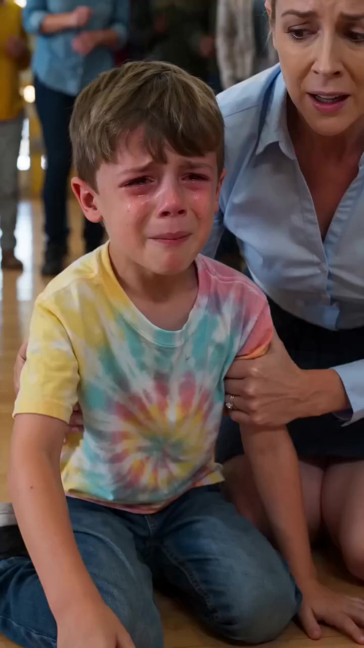 “He won’t see a thing,” the nanny whispered to my crying child. Little did she know, I was watching every single second from the car.