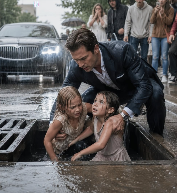 A millionaire found two little girls in a storm drain and what he did next m