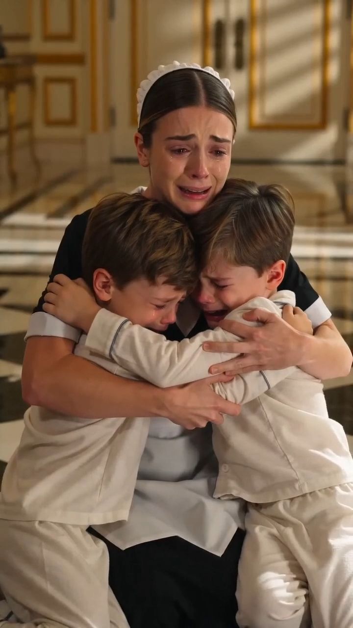 A wealthy tycoon stepped into his grand estate and found his twin daughters clinging tightly to the new nanny...