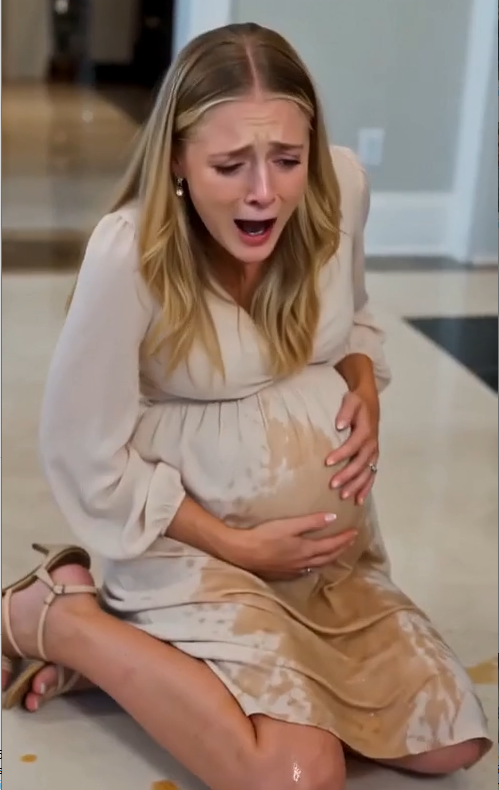 Before I could flinch, the scalding tea splashed across my eight-month-pregnant stomach.