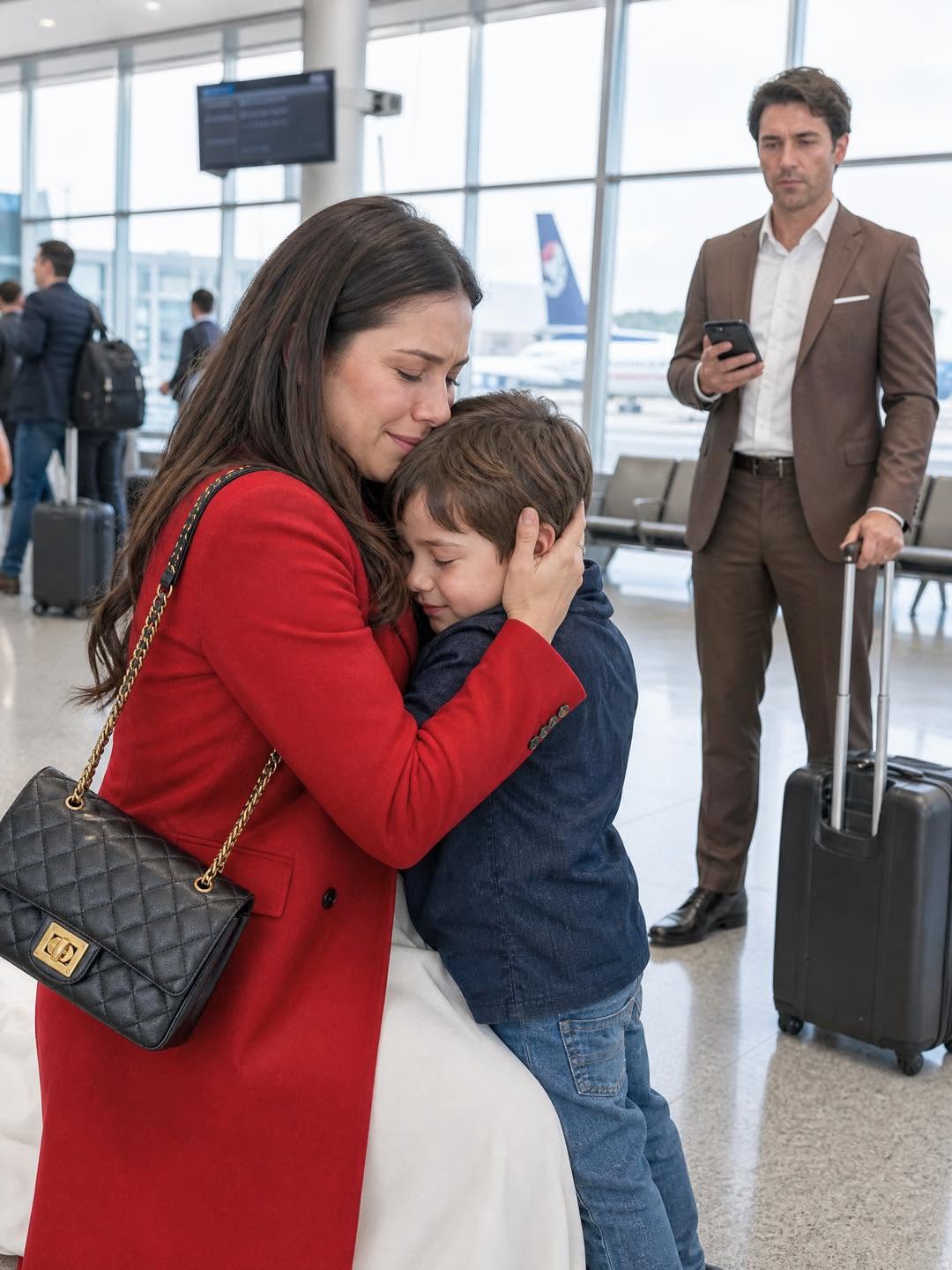 My affluent ex-husband smirked when our 14-year-old son sided with him in court, declaring, “Mom can’t provide the life I’m meant for.” But right before boarding his international flight, my boy slid a titanium card into my purse and whispered, “Stay strong—just give me time.” The $4.2 million balance I uncovered proved this custody war was hiding a terrifying truth...