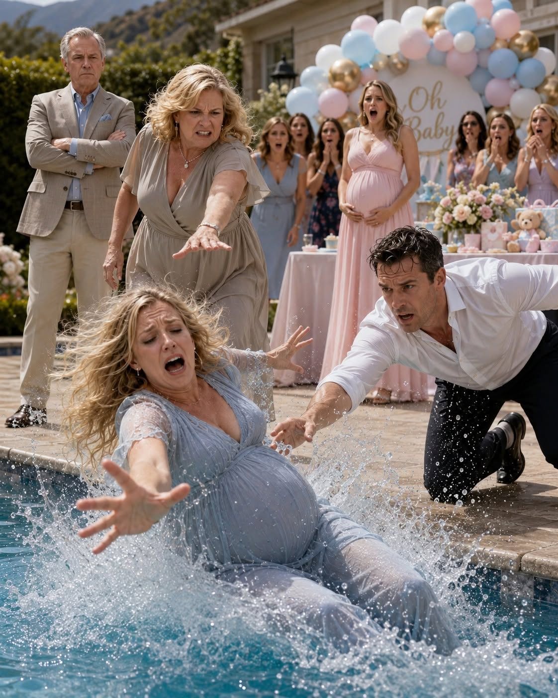 My twin sister and I were exactly thirty-two weeks pregnant. At her lavish garden baby shower, our own mother cornered me and demanded that I hand over the $25,000 I had set aside for my baby.