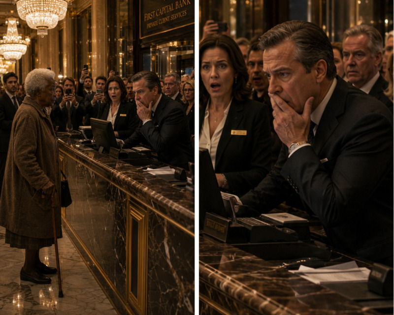 He Laughed at the "Poor" Old Woman in His Lobby—Until He Swiped Her Black Card