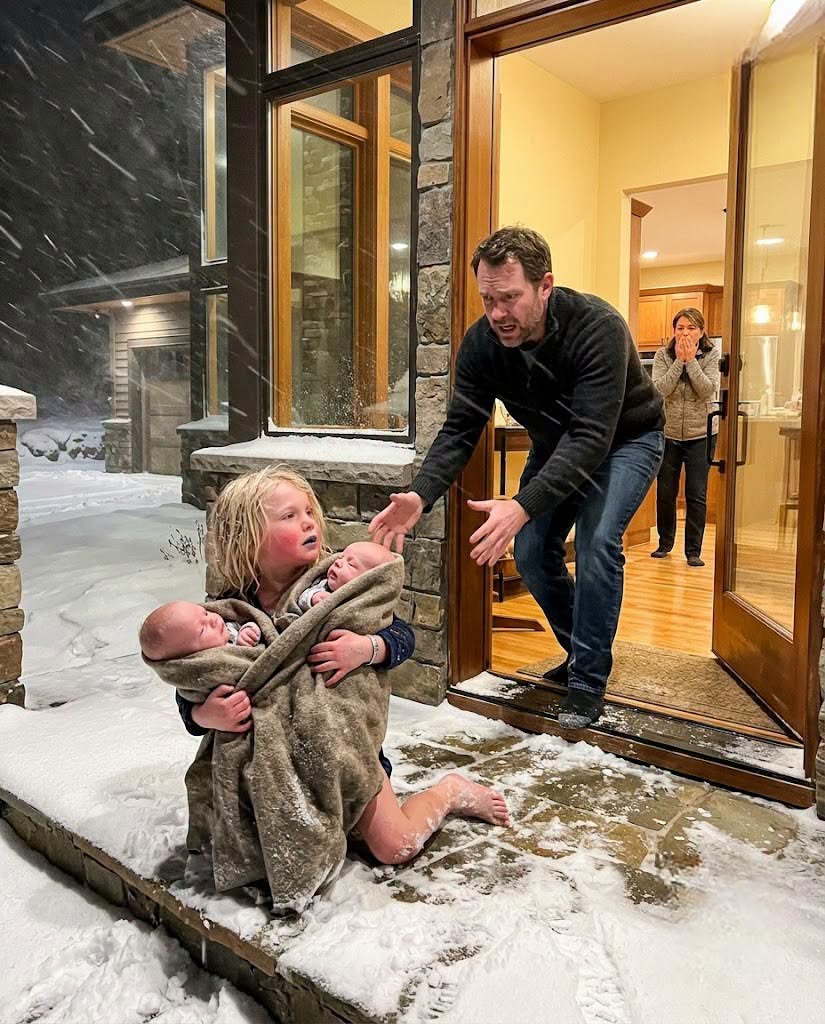 A five-year-old girl carried two babies through a blizzard, and when her millionaire uncle opened the door, the bracelet in her frozen hand destroyed every lie he had believed for seven years