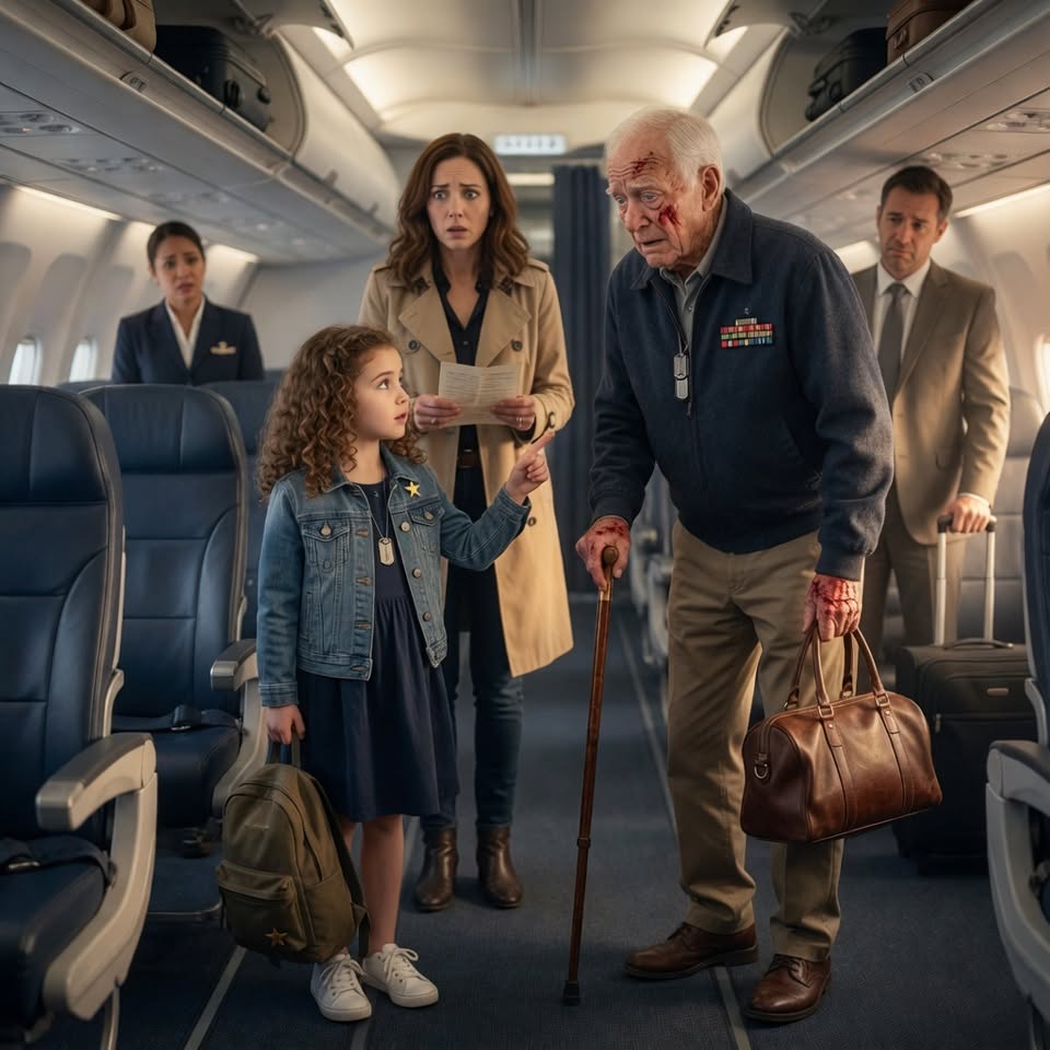 HE THOUGHT HE WAS ONLY GIVING HIS SEAT TO A VETERAN — THEN HE DISCOVERED WHO HE WAS.
