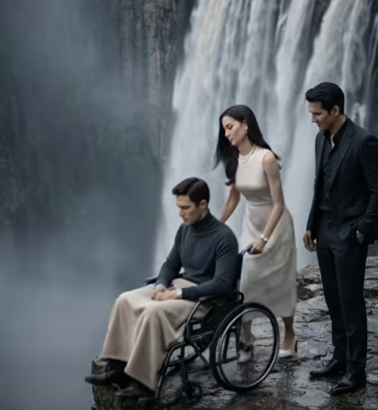 "A treacherous wife and her secret lover conspired to throw her disabled husband off a cliff to inherit his vast fortune... but they had no idea what awaited them