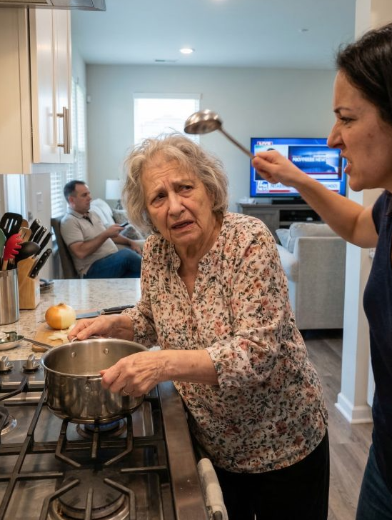 "I was quietly tending to a pan of stew when my daughter-in-law suddenly grabbed the wooden spoon and struck me violently across the face. “Who makes a mess like this? You’re absolutely worthless!” she shrieked.