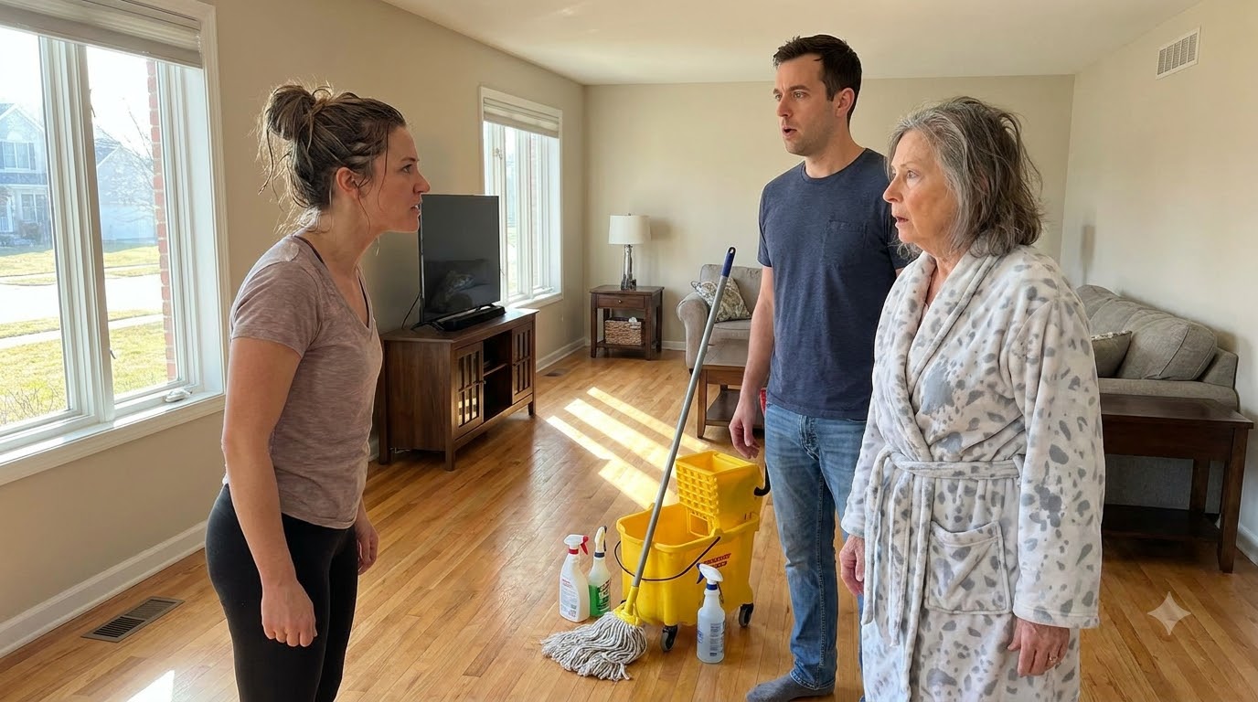 My mother-in-law grabbed me by the hair and shoved my face into a bucket of filthy mop water because she said I was “too lazy to deserve this house.”