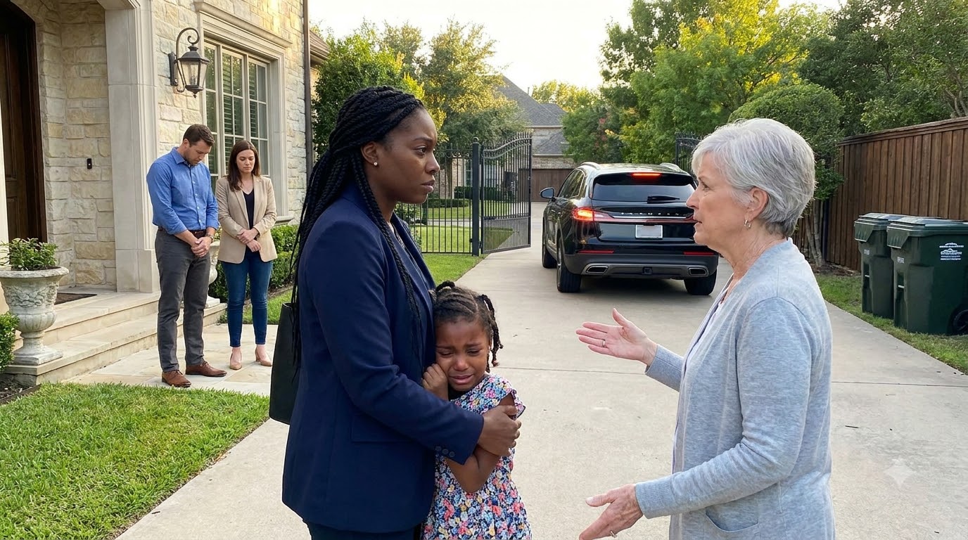 My mother-in-law dragged my three-year-old daughter toward the trash bins because she had my dark skin. When I grabbed her arm, she slapped me and said my husband already had a “better family” waiting.