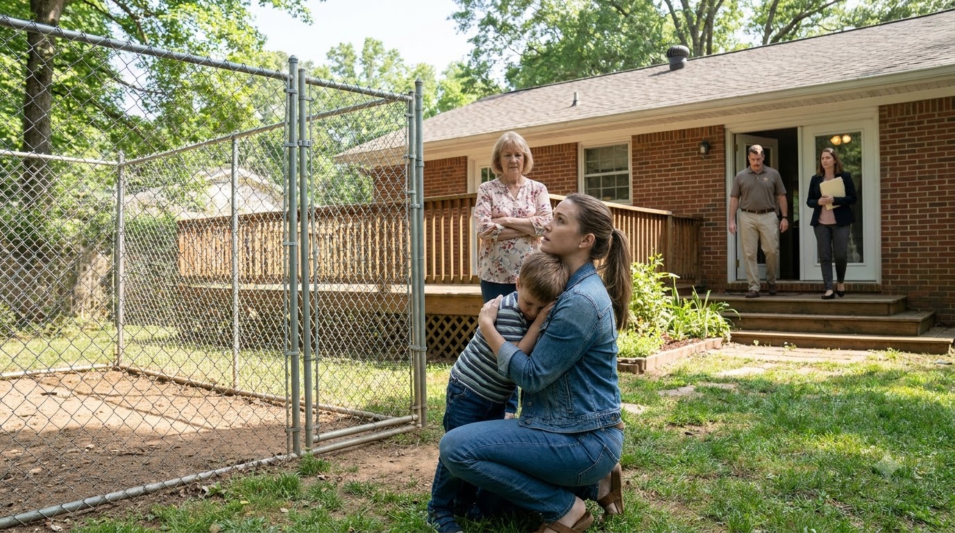 I came home from work and found my five-year-old son locked inside my mother-in-law’s dog kennel. When I reached for the latch, she stepped in front of me and said, “That boy does not belong in this family.”