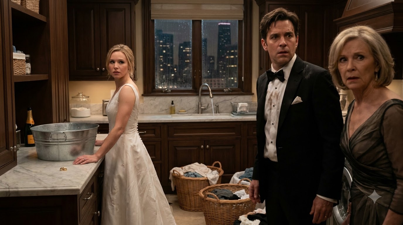 On our wedding night, my husband slapped me because I refused to wash his family’s dirty clothes, while his mother poured a basin of filthy water over my white wedding dress. Neither of them knew I controlled the $200 million company keeping their entire family wealthy.
