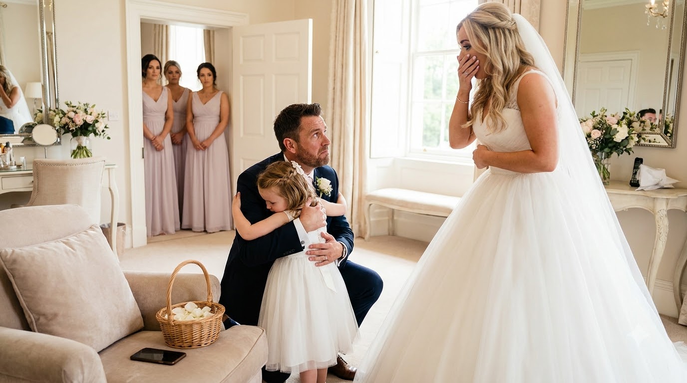 Minutes before my wedding, I went looking for my 5-year-old daughter and found my fiancée gripping her hair and slapping her inside the bridal suite.