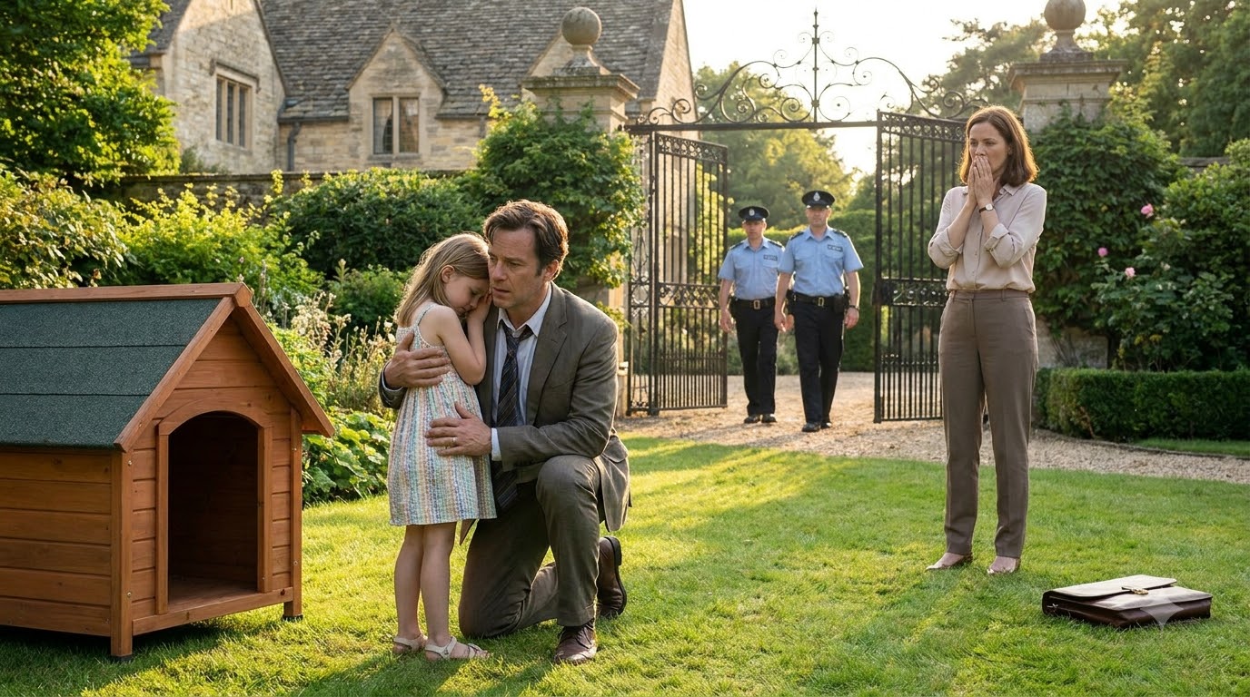 SHE CALLED IT DISCIPLINE… UNTIL DAD SAW HIS DAUGHTER LOCKED INSIDE THE DOGHOUSE.