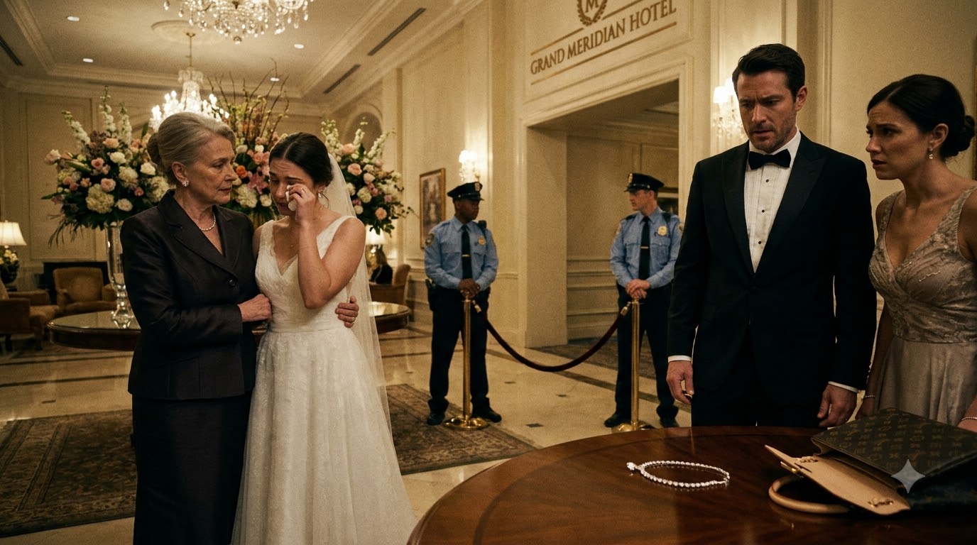 Ten Minutes Before My Daughter’s Wedding, The Groom’s Mother Framed Her For Stealing A Diamond Necklace—Then She Learned Who Actually Owned The Hotel.