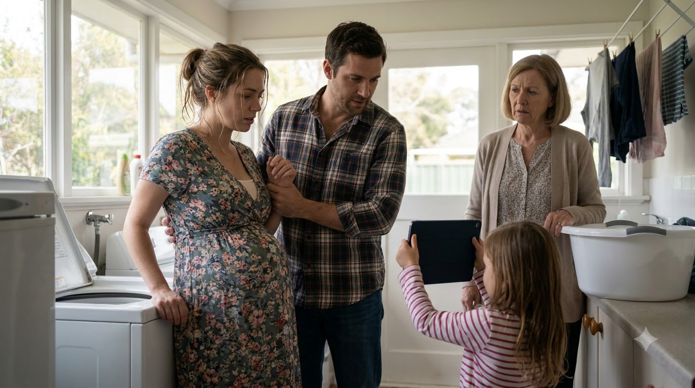 Eight Months Pregnant, I Was Forced to Wash My Mother-in-Law’s Clothes by Hand—Then My Husband Came Home and Believed Her Lie.