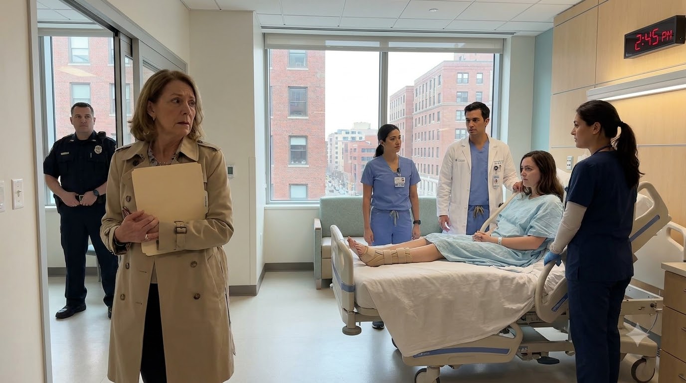 My mother-in-law slapped me across the face while I was lying in a hospital bed and shoved a stack of papers onto my chest. “Sign them now,” she hissed—but one sentence on the last page made my blood run cold.