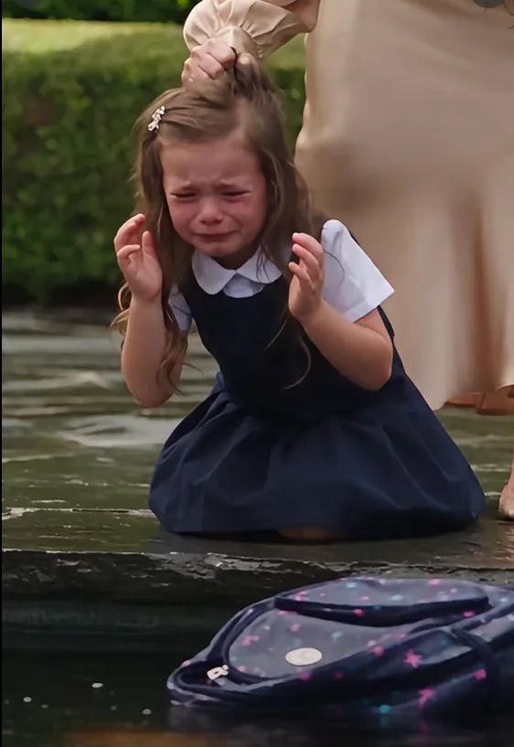 MY WIFE HELD MY SIX-YEAR-OLD DAUGHTER OVER THE POOL—THEN HER BACKPACK EXPOSED THE TRUTH.