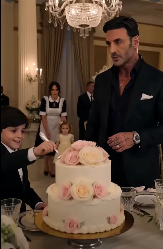 THE LITTLE GIRL WHO SAVED THE MAFIA HEIR — SHE DESTROYED A BIRTHDAY CAKE TO SAVE A LITTLE BOY, BUT THE SECRET BEHIND THE WHITE POWDER REVEALED A TRAITOR INSIDE HIS OWN FAMILY