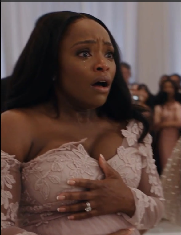 My mother-in-law ripped my maternity gown open in front of nearly two hundred wedding guests while the bride screamed: