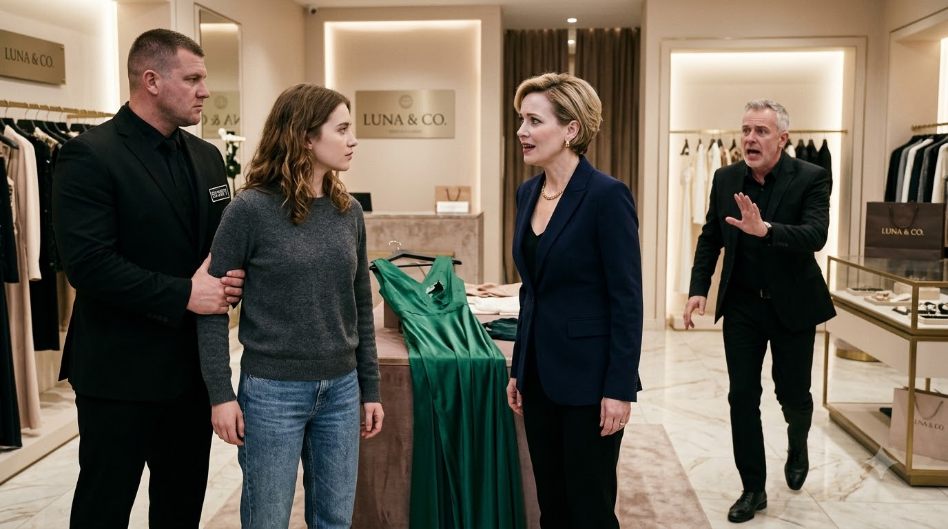 The Emerald Dress That Revealed Who Owned the Store