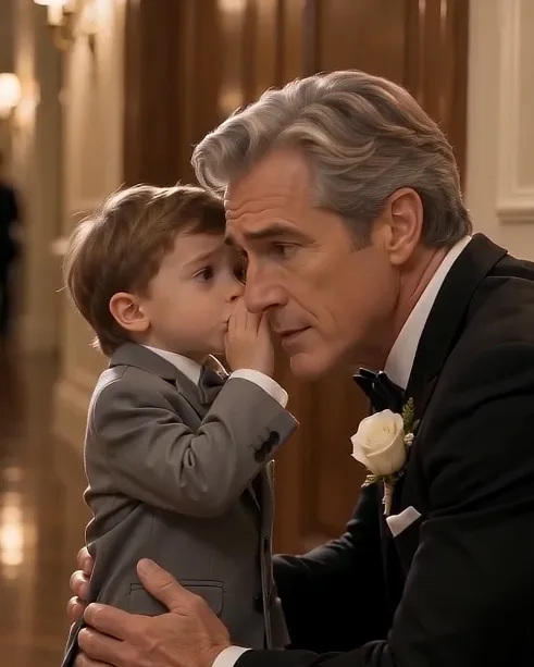 Ten minutes before I was supposed to marry a woman thirty years younger than me, my three-year-old grandson grabbed my hand and whispered four words that ended the wedding before it began. 1494