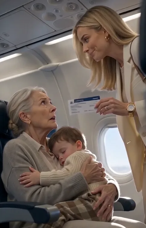 THEY LOCKED MY FEVERISH GRANDSON IN AN AIRPLANE LAVATORY—THEN THE WOMAN WHO STOLE MY SEAT BRAGGED ABOUT MY OWN MARRIED SON