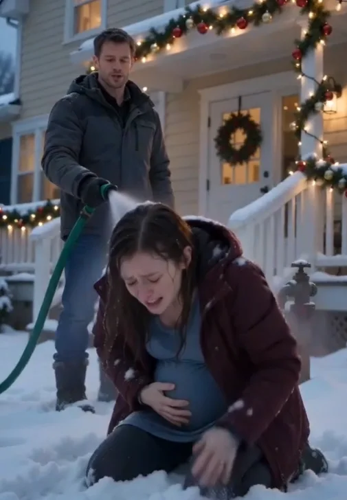My abu-sive husband forced me—seven m0nths pregnant—to wash myself under an outdoor faucet on a freezing Christmas Eve.