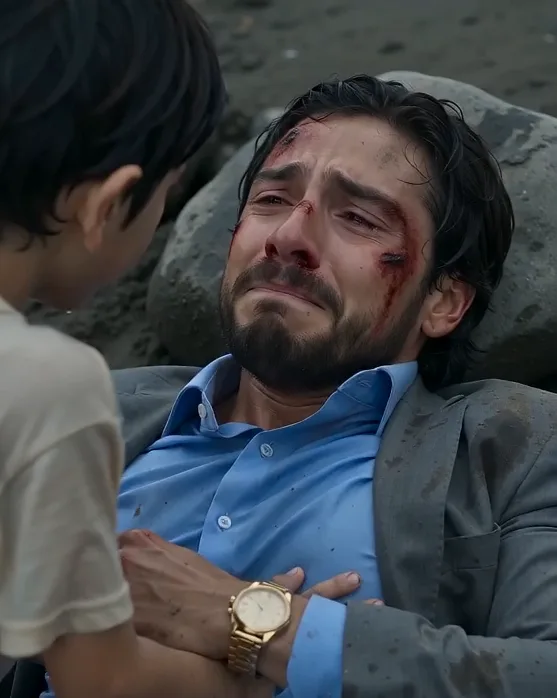 PART 2: The billionaire opened his eyes expecting to see an angel… but instead, he saw a 9-year-old boy covered in mud, shaking from the cold, and fighting to keep him alive. s1794